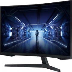 三星（SAMSUNG） 玄龙骑士G5 27英寸2K分辨率1000R曲面144Hz 1MS HDR10 电竞显示器C27G54TQWC