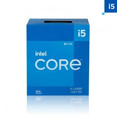 英特尔(Intel) i5-12400F 12代 酷睿 CPU处理器 6核12线程 单核睿频至高4.4Ghz 盒装CPU