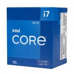 英特尔(Intel)酷睿 奔腾 CPU处理器 台式机 原盒 12代 i7-12700F【12核20线程】