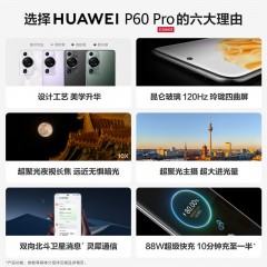 【新品】HUAWEI P60 Pro 8GB+256GB 羽砂黑 鸿蒙手机