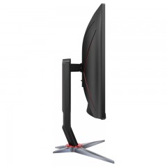 AOC 27英寸 2K高清 180Hz HDR10 快速液晶1ms 广色域 旋转升降 曲面电竞电脑显示器