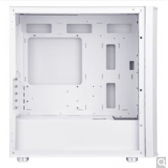 先马（SAMA）平头哥M8 雪装版 游戏办公mini电脑主机箱 前板铁网/玻璃侧透/支持M-ATX主板240水冷/U3/纯白色
